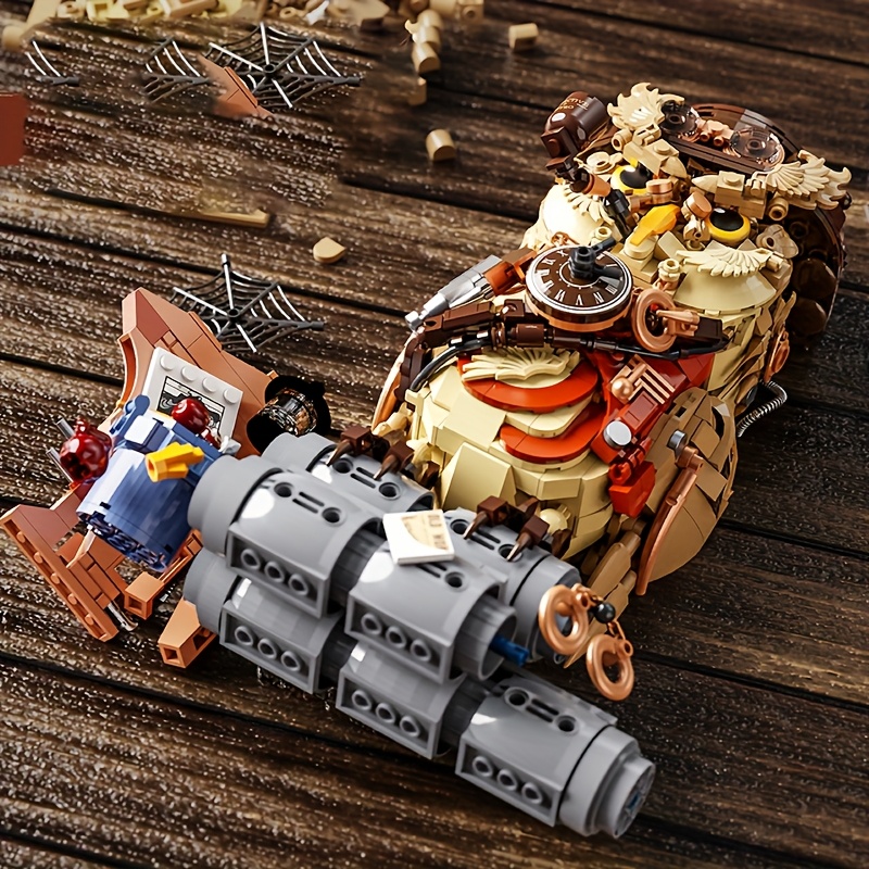 1286pcs Advanced Owl Model Building Blocks Creative Detective Owl Set