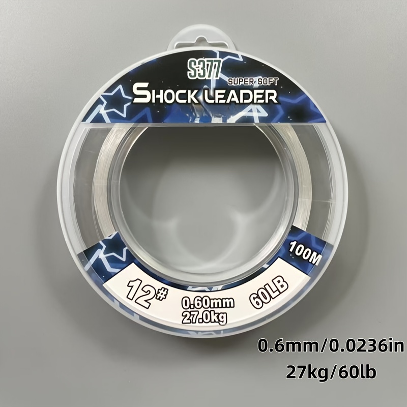 Image of 100m/109 Strong Nylon Fishing Line, High Tensile Strength 16-39kg, 0.4mm-0.8mm Transparent Color, Heavy Impact Absorber, Suitable For Saltwater And Freshwater. Ideal For Hunting And Fishing