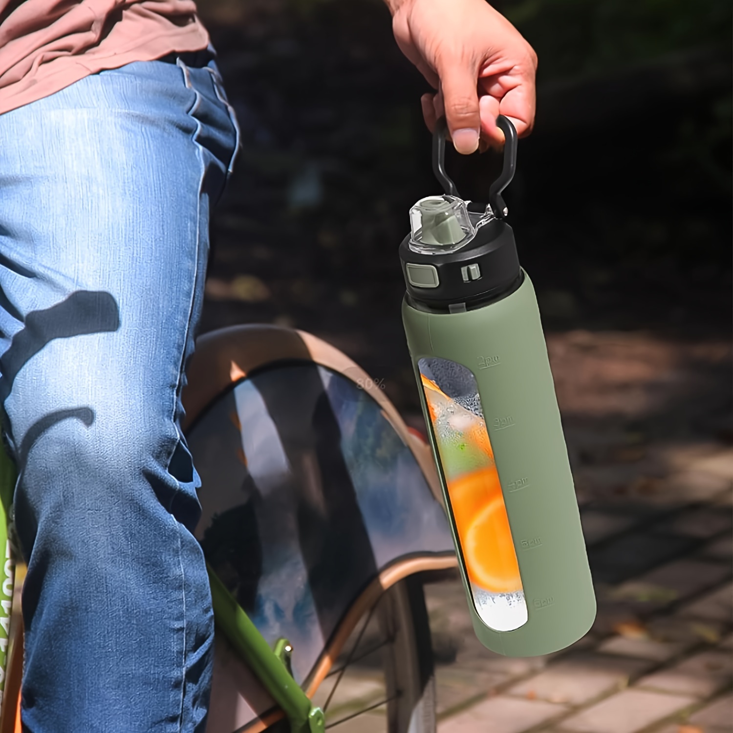 Glass Water Bottle - 32oz