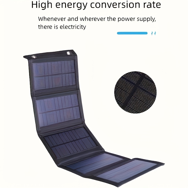 Portable RV Solar Charging Panel with USB Output
