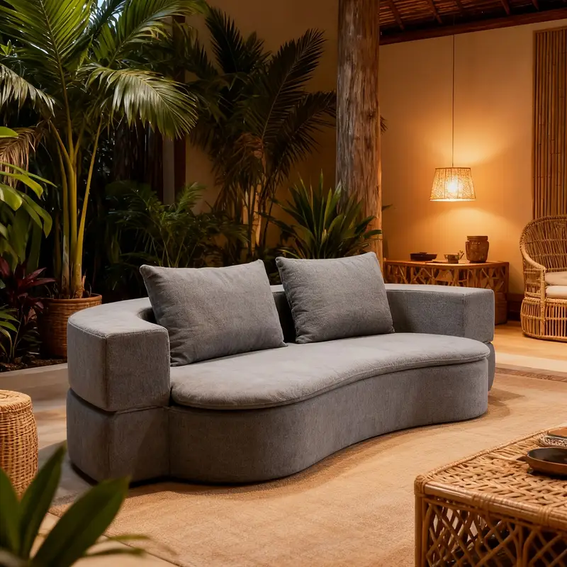 modern memory foam cloud sofa - double/compression/folding sofa bed with plush backrest, space-saving design for small spaces, indoor/outdoor use, no , durable fabric upholstery & - ideal for living room, apartment Product details 3