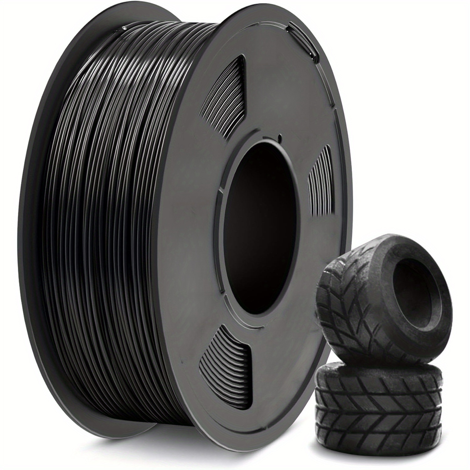 Image of Tpu 95a Filament 1.75mm, Flexible 95a Soft 3d Printer Filament, High Hardness And , 1kg Spool (2.2 Lbs), Dimensional Accuracy +/- Mm, Fit Most Fdm Printers