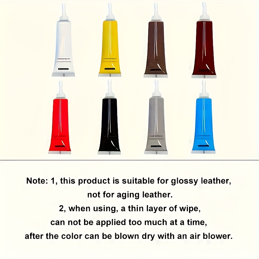 1pc 20ml Liquid Leather Refurbish Repair Gel - Car Seat Sofa Coats Repair Restorer