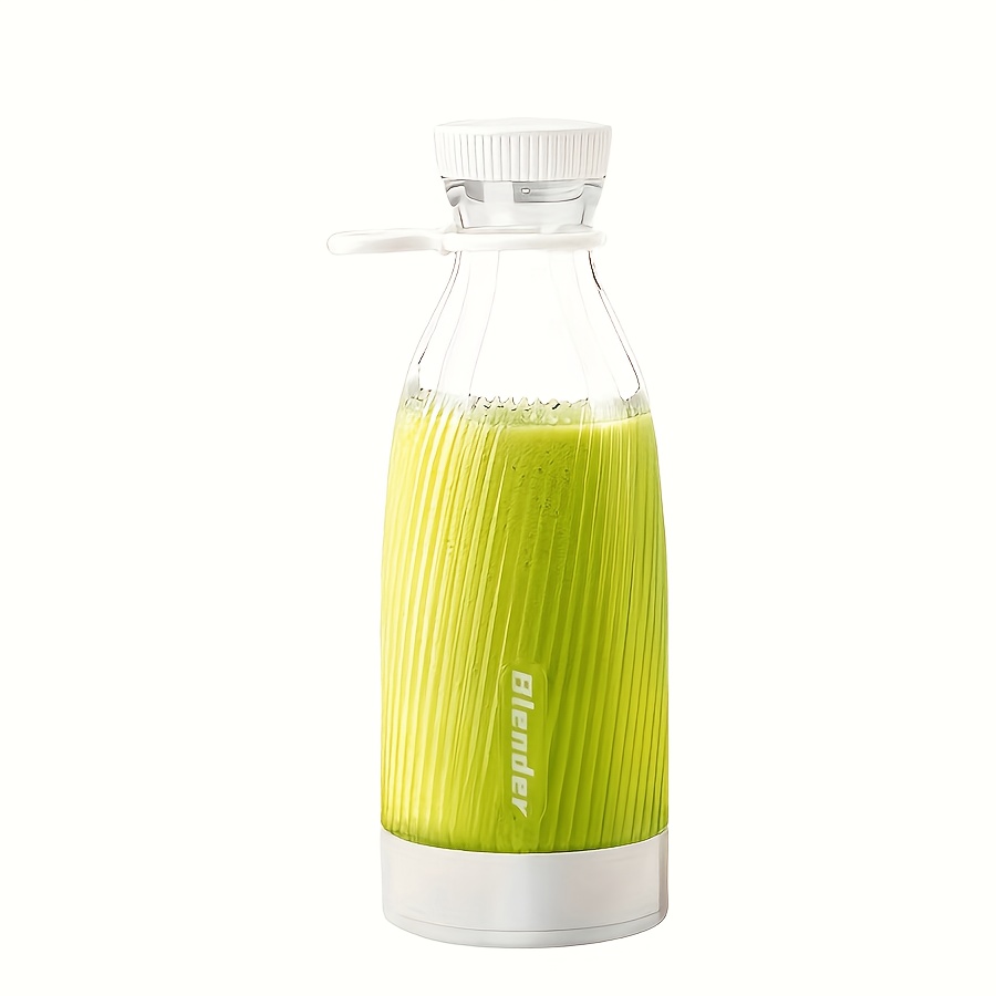 Image of Juicer Blender Juice Mixer Mini 500ml Wireless Portable Household Usb Charging 6 Blade Gift Juice Cup, Personal Size Blender For Smoothies And Shakes, Home Fruit Blender For Kitchen, Home, Travel