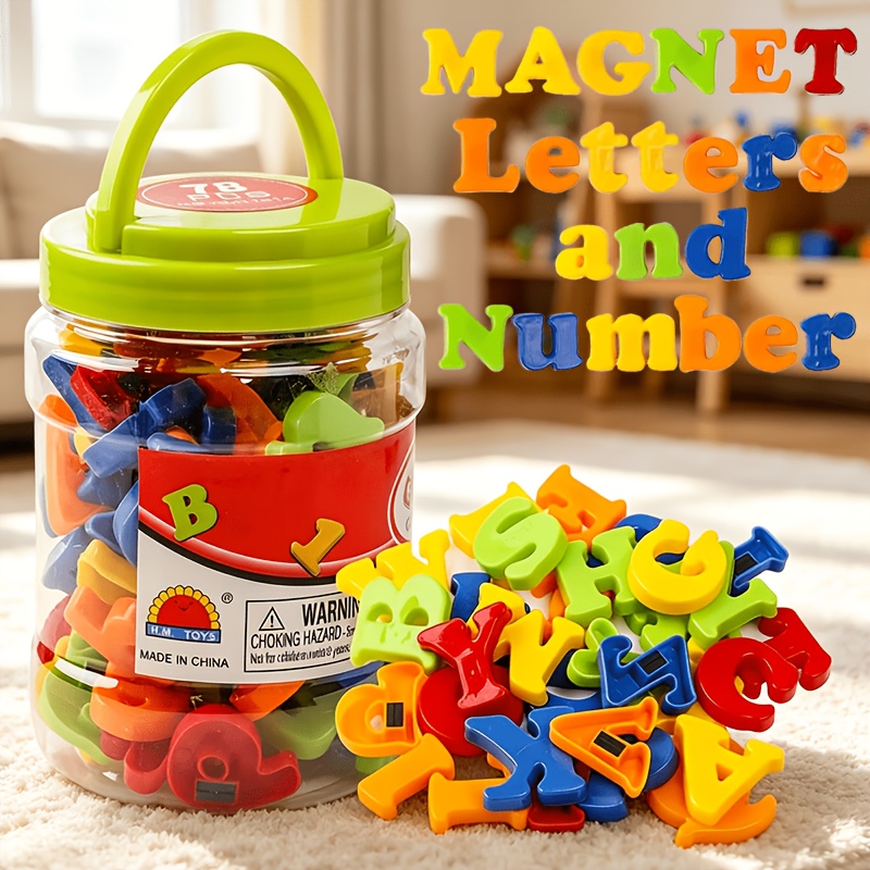 magnetic alphabet sold on Temu Australia