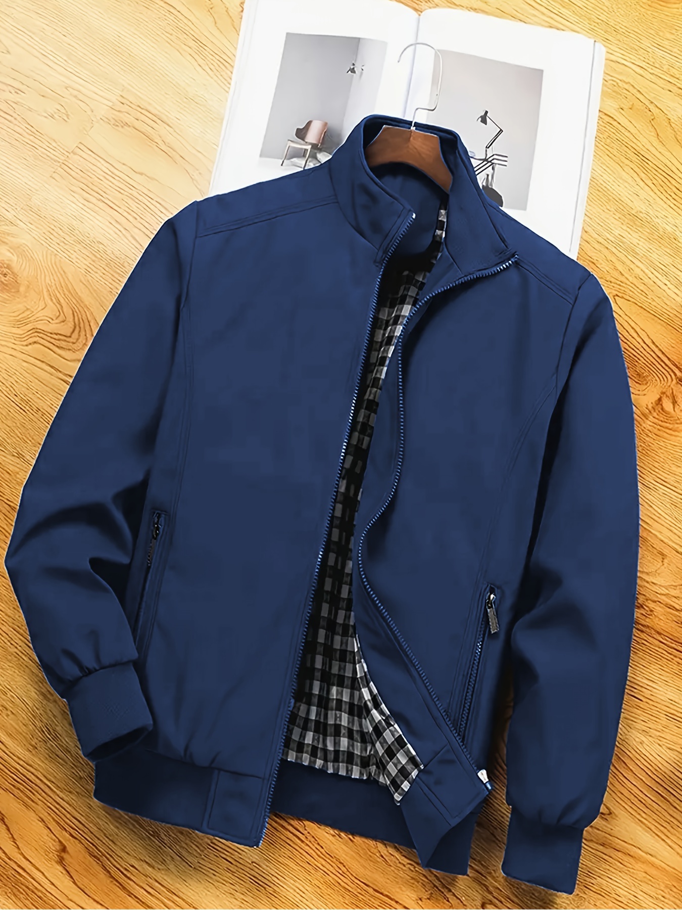 High-Quality Casual Men'S Jackets for Spring And Autumn, Trendy Brand Outerwear.