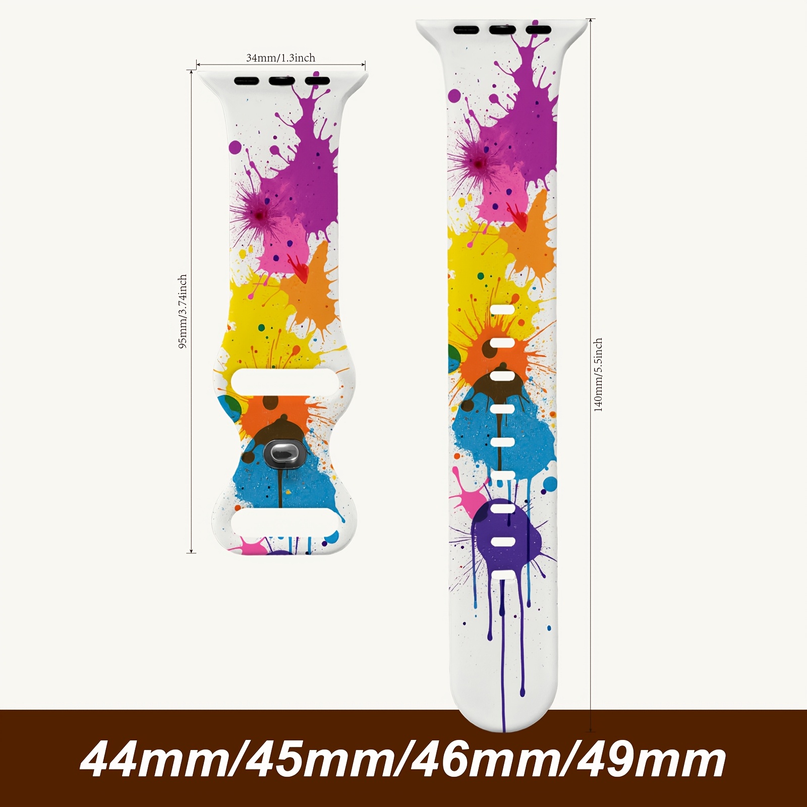 Band Compatible With Watch Se1/2 Ultra1/2/ 4/5/6/7/8/9/10 Easy To Clean Long Lasting Weatherproof Quick Dry Size Adjustable Soft Hook And Loop Camping Him Flying Women Wear Date25610bdn232