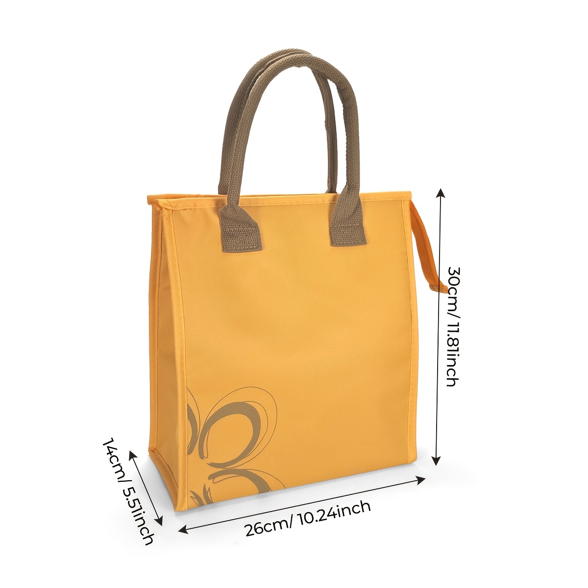 Picnic Tote Bag, Grocery Bag, Refrigerated Bag, Reusable Tote Bag - Oxford Fabric, Zipper Closure, Insulated Aluminum Foil Interior, Suitable For Bringing Meals To Work And Outdoor Camping