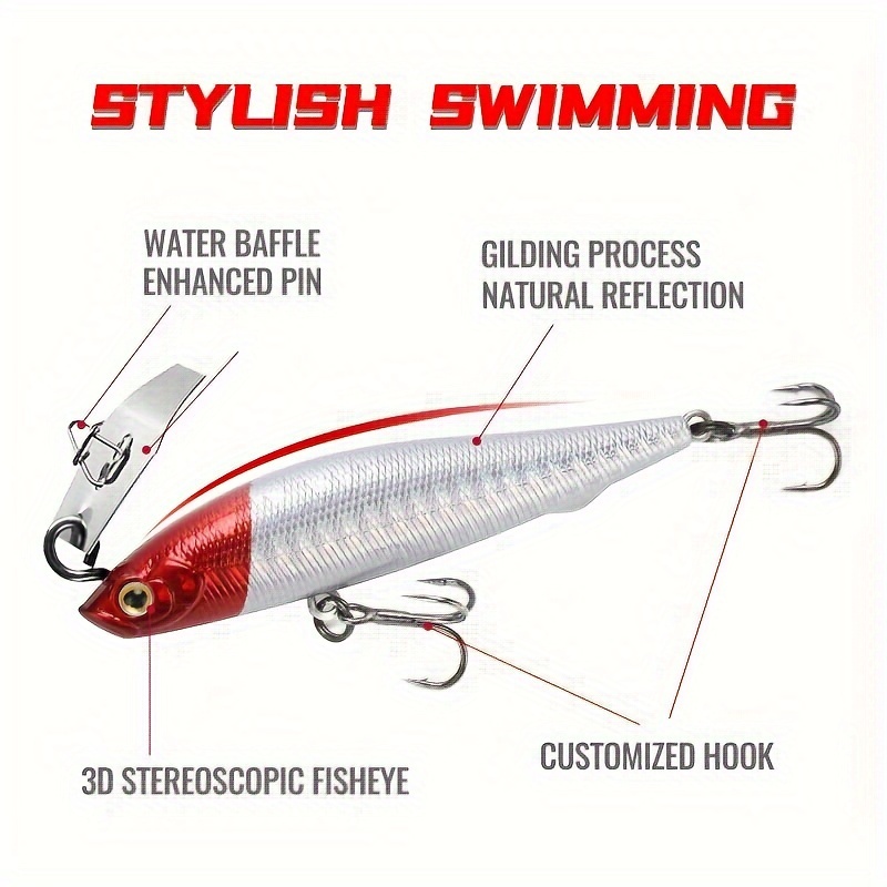1pc 6.3inch-1.38oz Bionic Simulation Bass Fishing Lures For Freshwater &  Saltwater, Multi-Jointed Artificial Hard Swimbaits For Trout Salmon Catfish
