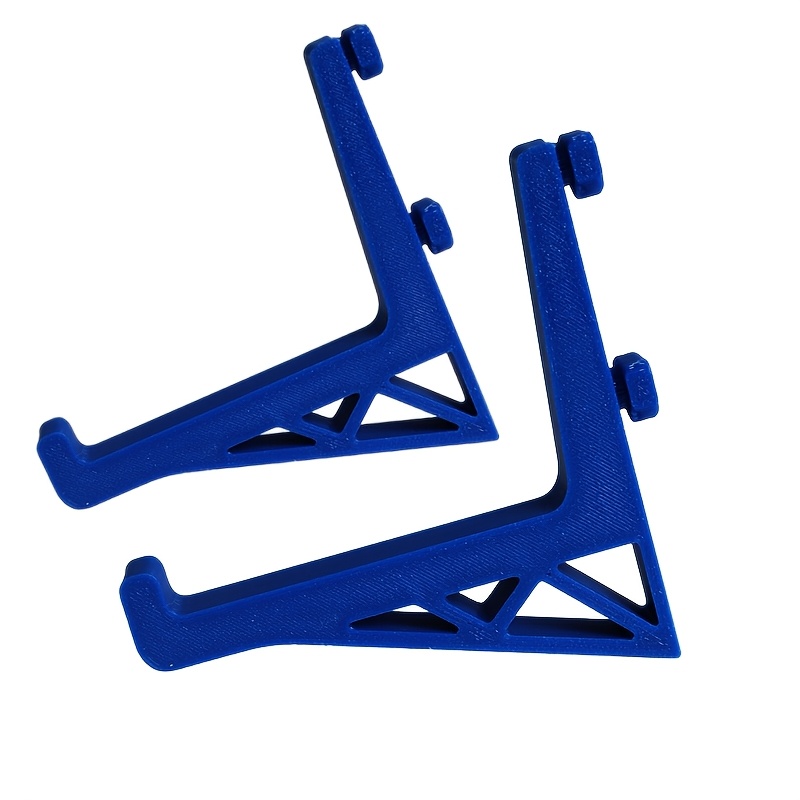 TEMU 2pcs Shelf Storage Hook, Sturdy And Durable Hook Suitable For Montgomery And Brand Shelves - Compatible With Standard Metal Plates Below 1.5mm,