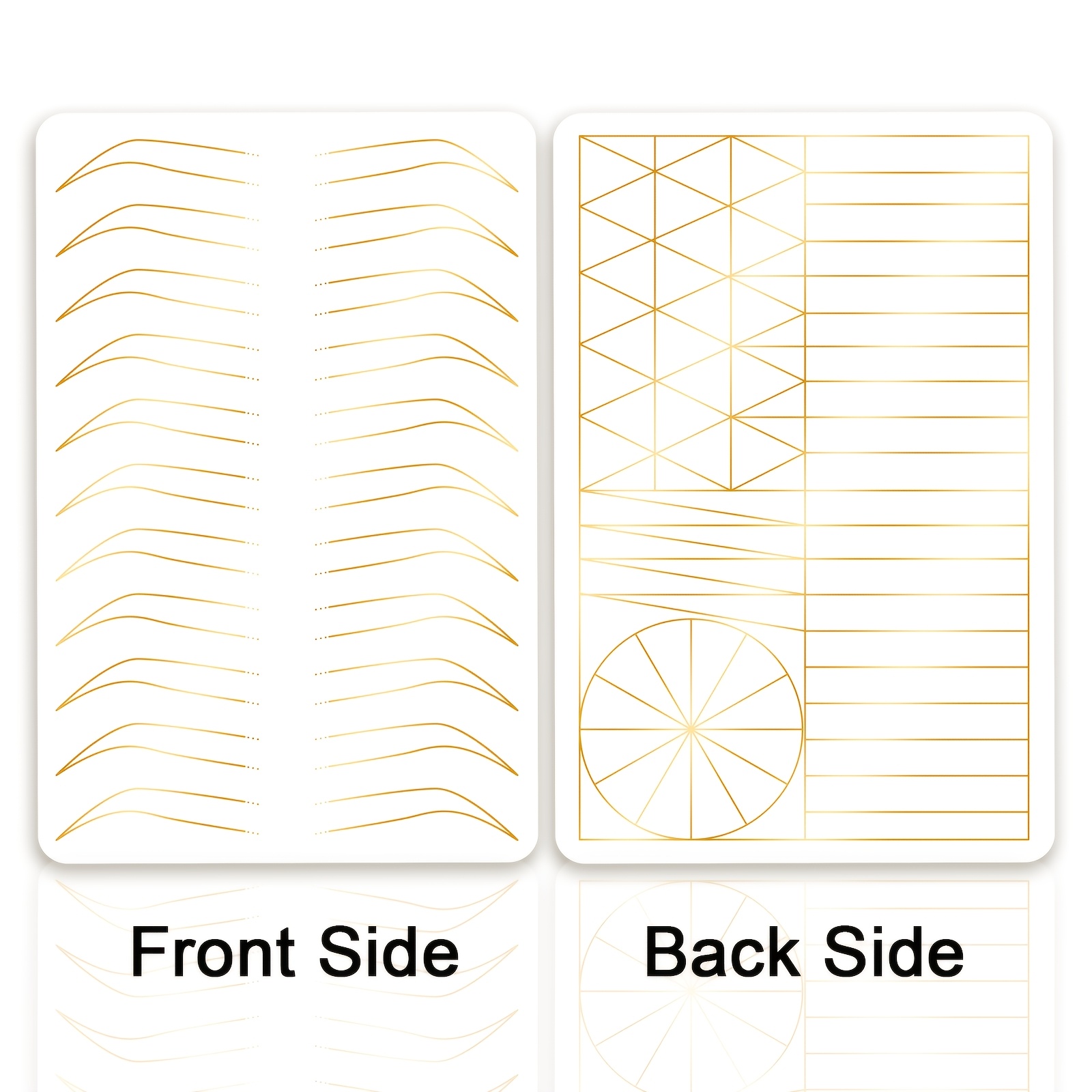 Image of 1pc Silicone Tattoo Practice Skin Double-sided With Practice Pad With 1.5mm Thickness For Semi-permanent Makeup Ombre And Practice