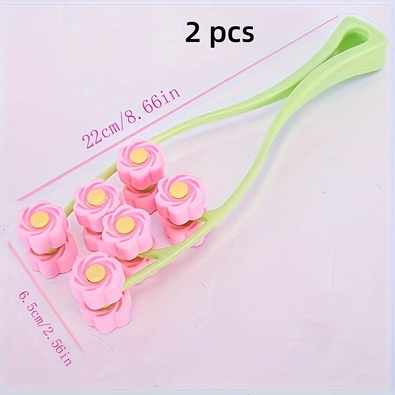 Facial Massager, Facial Massage, Floral-patterned Massage Roller, V-face Lifting And Firming, Beauty Tool