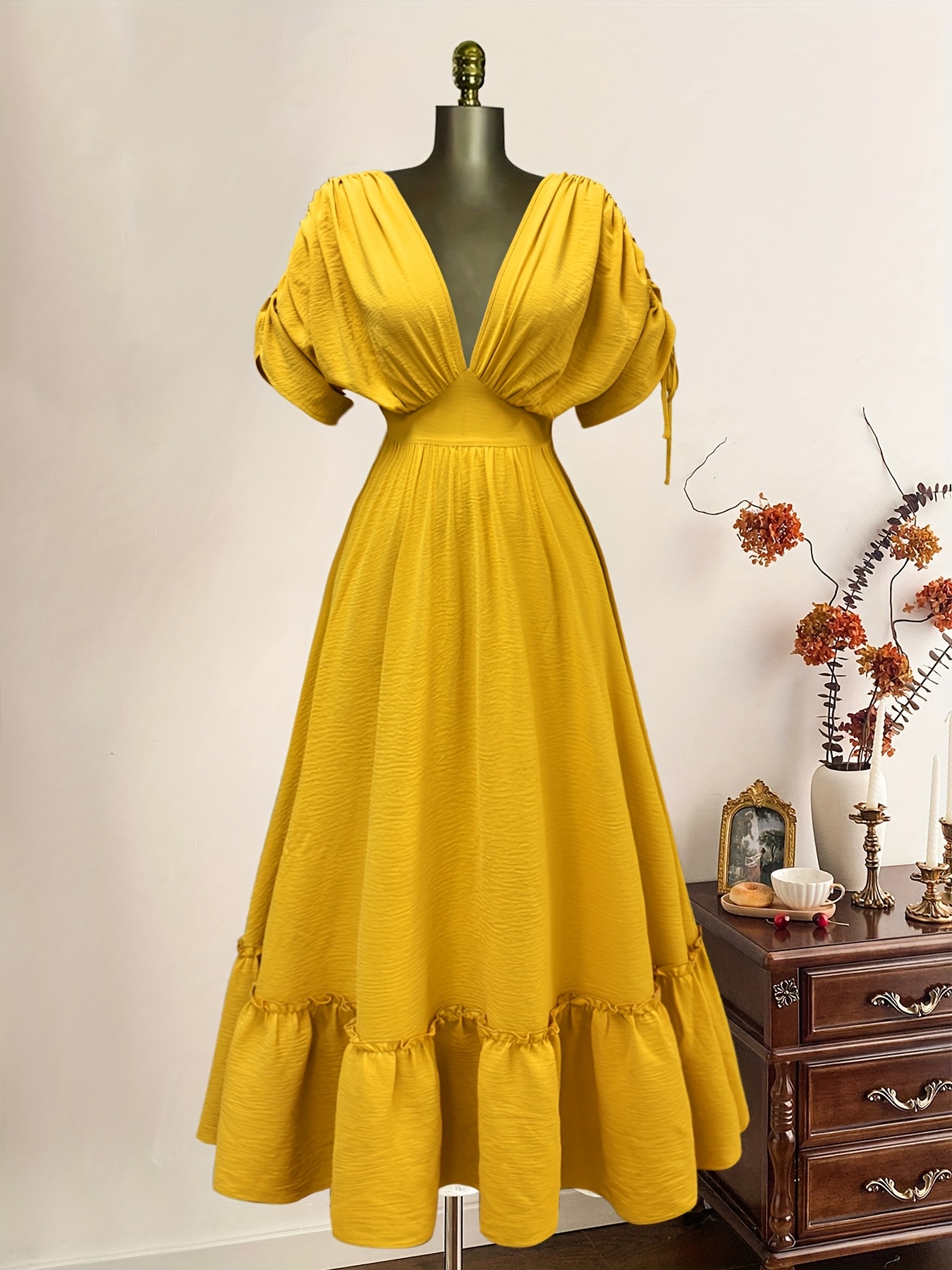 slim fit dress slacks Plus Size Tiered Maxi Dress – 2020AVE main image 1