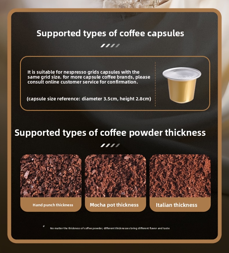 Machine à café espresso portable sans fil avec chargeur USB-C, infusion chaude et froide - Compatible avec grains moulus et capsules | Idéale pour camping-car, randonnée, bureau | Ensemble complet ou unité individuelle (avec mousseur à lait et moulin manuel)