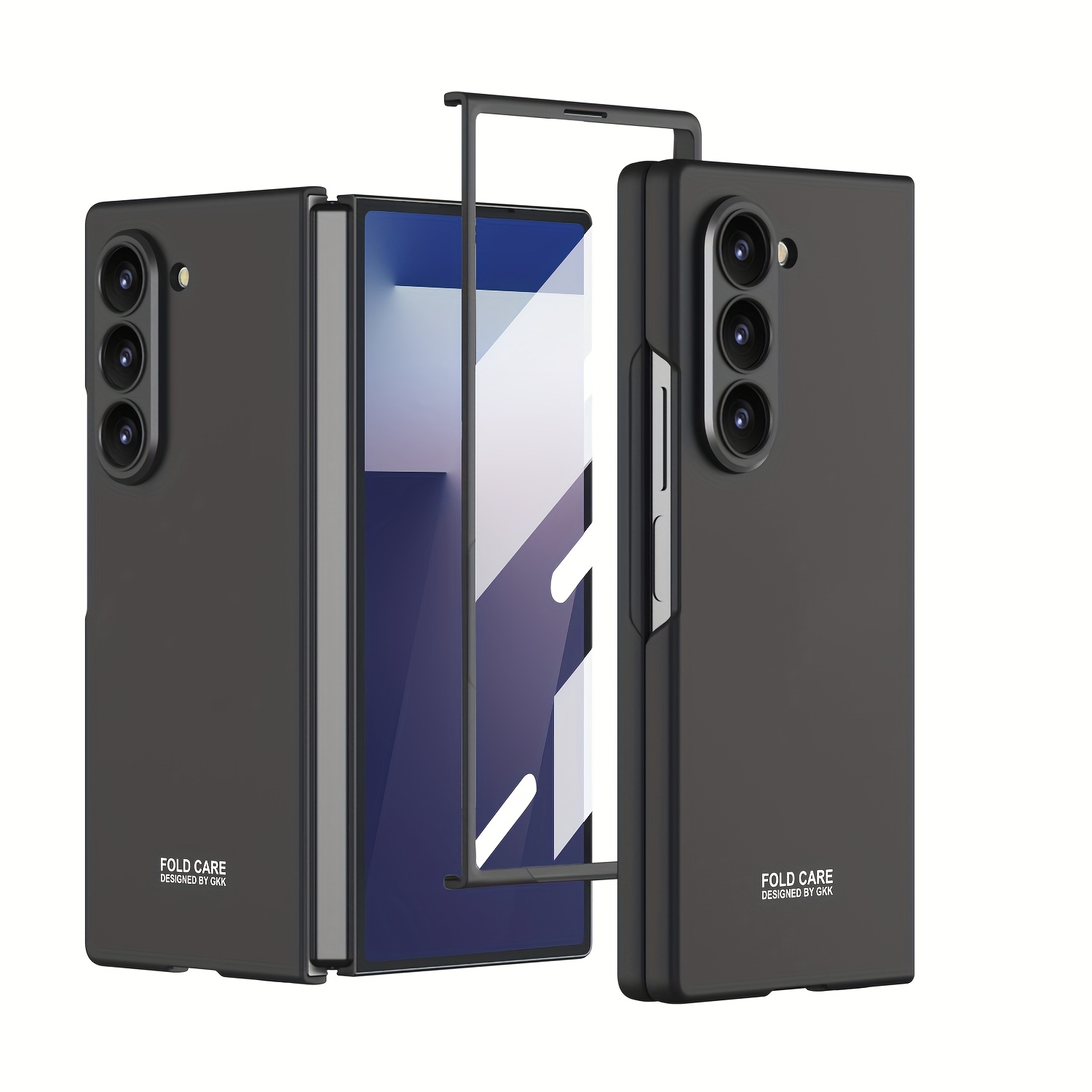 TEMU Coque de téléphone - Cette coque est conçue pour le Samsung Z , avec un écran pliable . intégré, coque et film, des découpes précises, une de