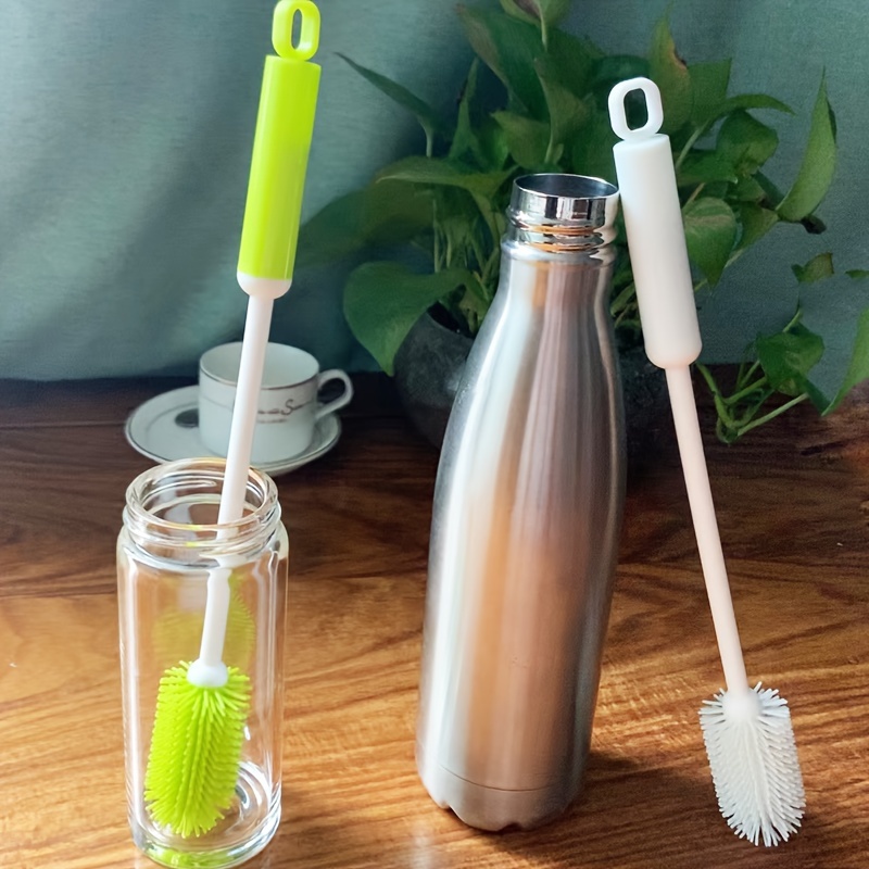 TEMU Set Of 2 Multifunctional Household Cleaning Brushes, Cup Brushes With Long Handles, Extended Cup Cleaning Brushes, 360-degree Rotating Cleaning