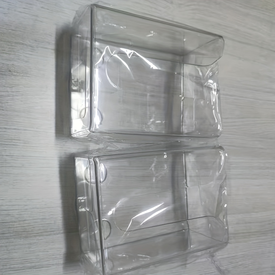 1  wall mounted tissue box holder no drill   bathroom kitchen organizer transparent square storage cabinet with   installation space saving modern   for living room office holds standard tissues bathroom organizers and storage sleek organizer sturdy construction home organizers Product details 2