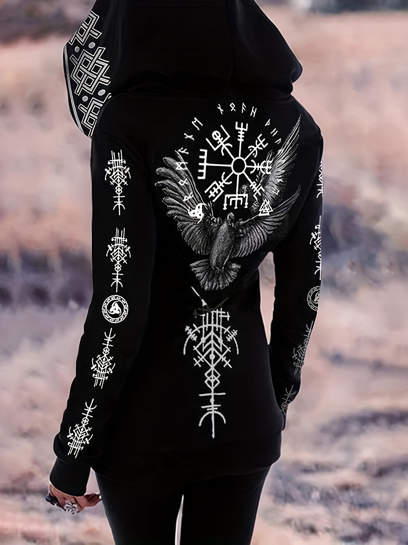 トップス Tribal Zip Up Hooded Sweatshirt Balenciaga FW24 Tribal Zip-Up Hoodie – Penelope NYC