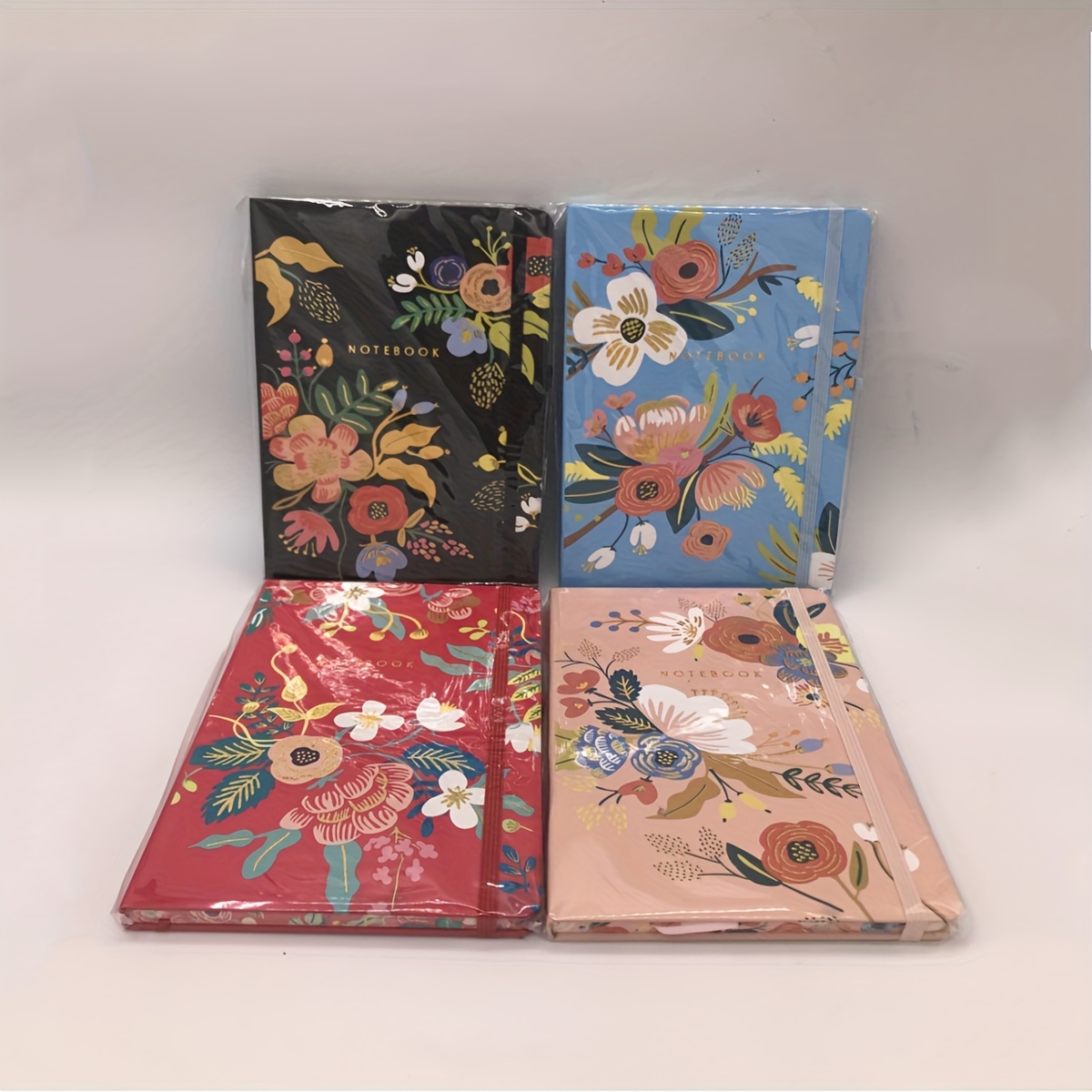 TEMU A5 Notebooks 4pcs Set - Creative Notebooks From Ling Classic For Students Office Diary Journal Organizer
