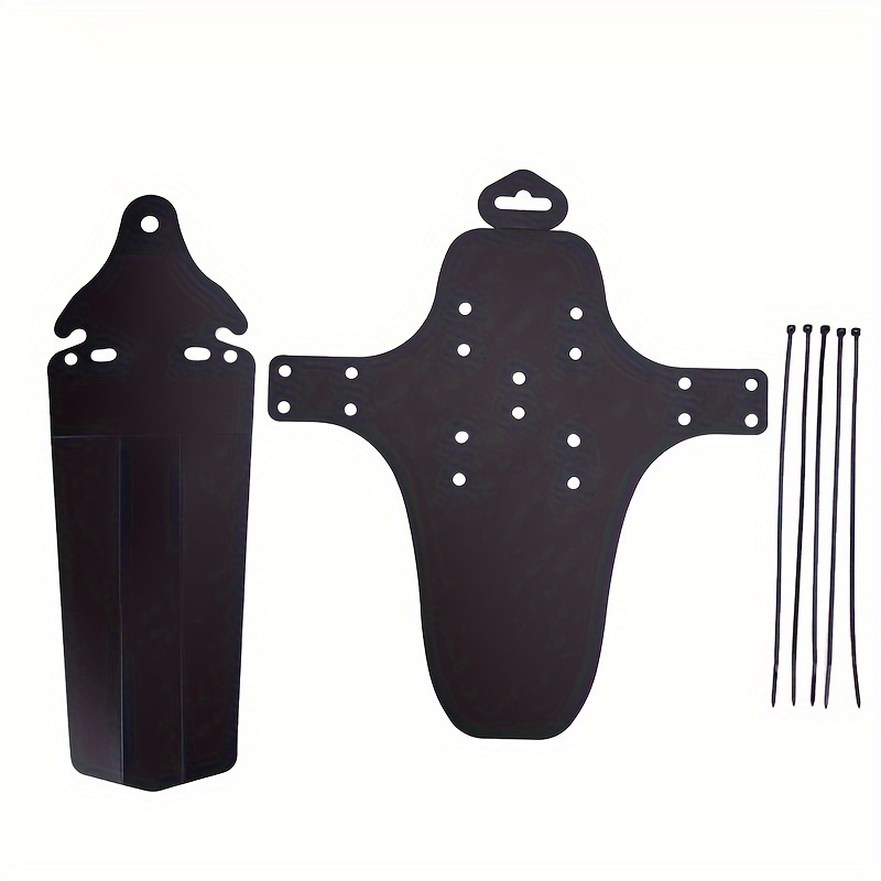 

2pcs Mountain Bike Mudguard Set, Durable Front & Rear Fenders, Easy Install Road Cycling Mtb Accessory
