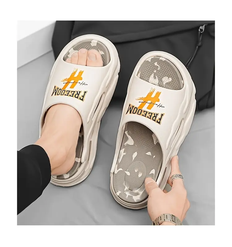 2024 trendy womens summer slides thick sole non slip durable eva sandals for outdoor beach wear Product details 1