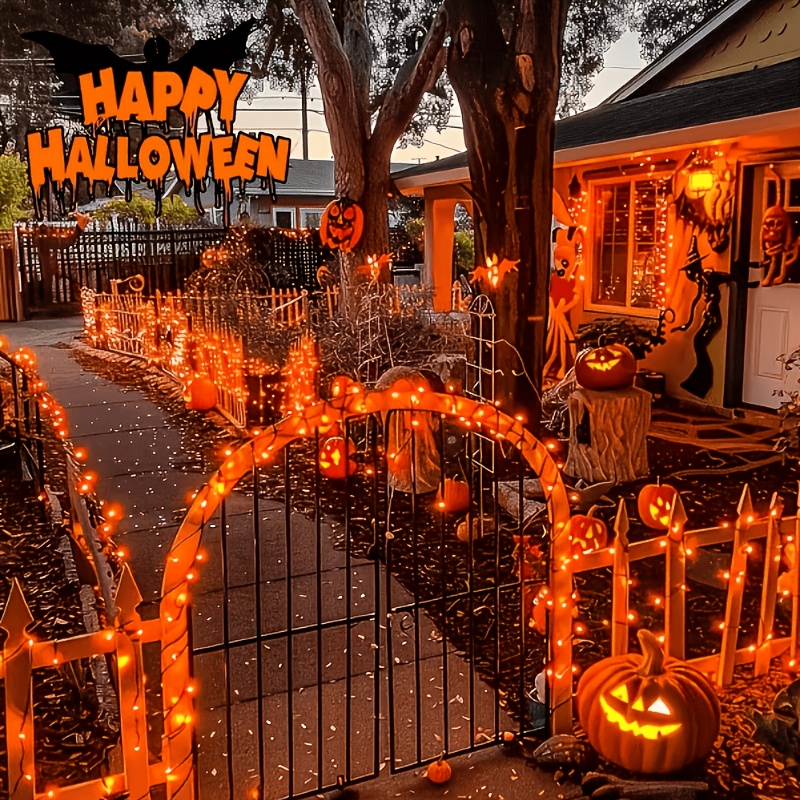 TEMU Halloween Solar String Lights