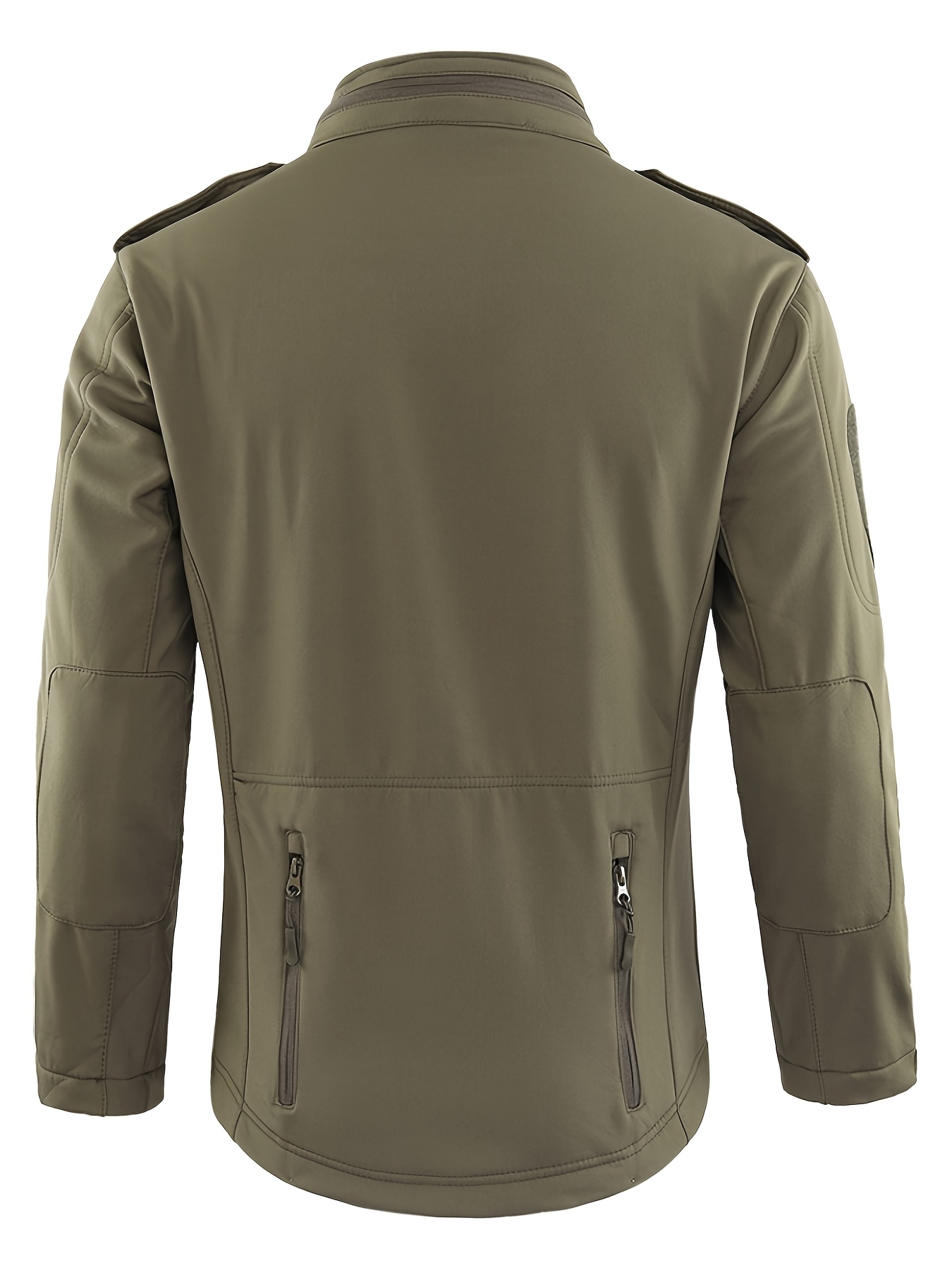 Men's Outdoor Softshell Jacket with Multi-Pocket Design for Mountaineering