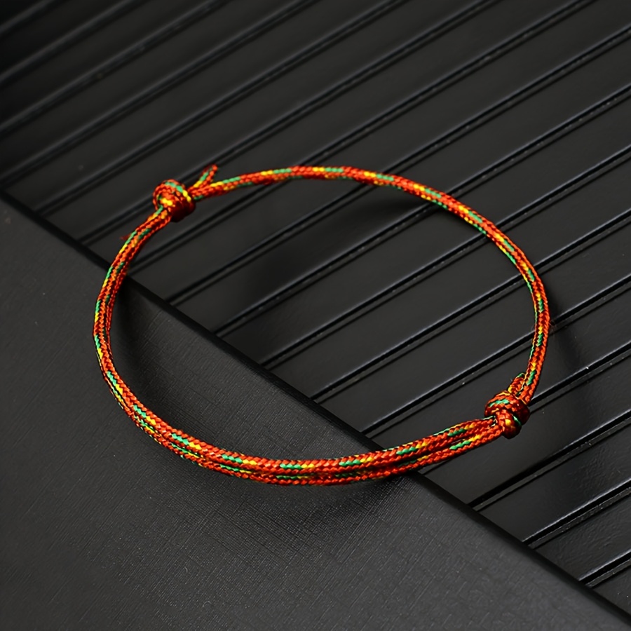 Multicolored Nautical Style Adjustable Bracelet, Handmade
