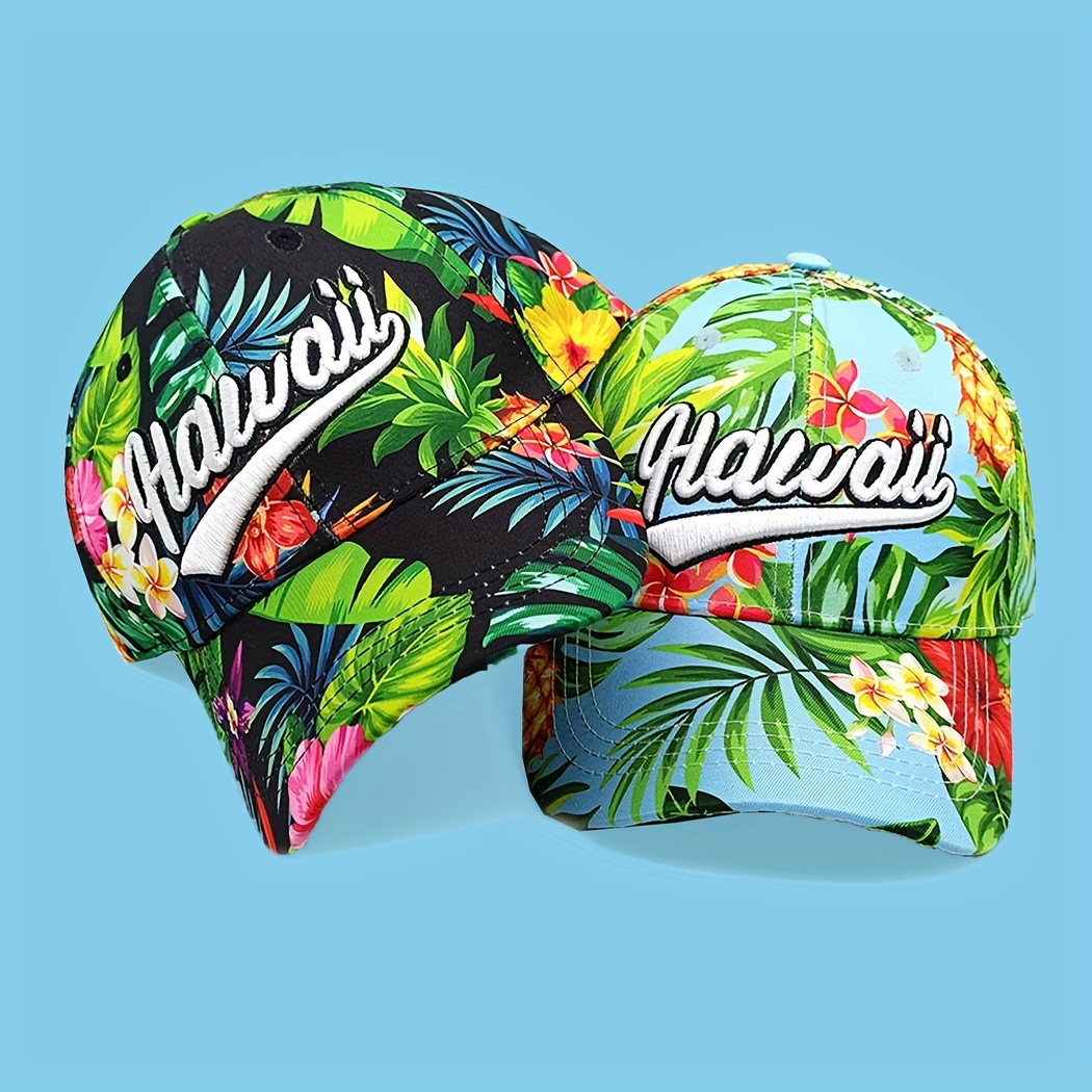 

Unisex Embroidered Tropical Fruit Floral Print Y2k Fashion Baseball Cap, Beach Sun Hat, Stylish Baseball Cap For Daily Wear, Outdoor Activities, Fishing, Hiking, Mountaineering, Camping, Vacation