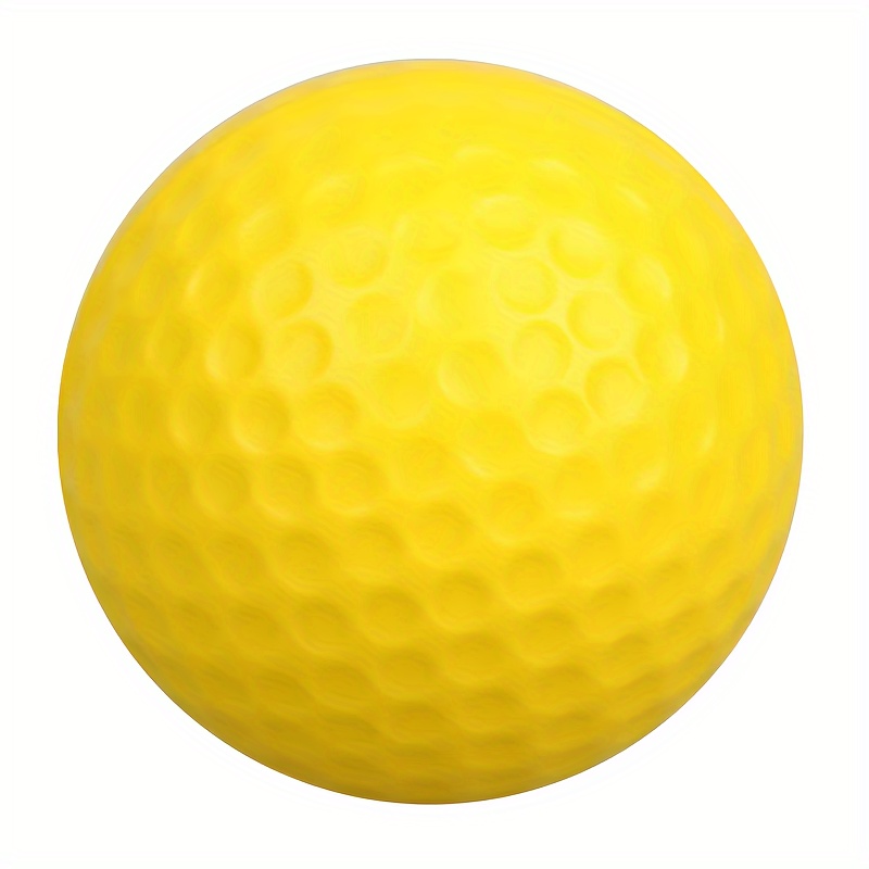 TEMU 20pcs Pu Foam Golf Balls Sponge Elastic Indoor Outdoor Practice Training