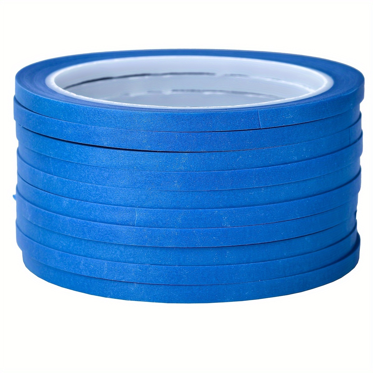 Image of Blue And Paper Washi Tape Adhesive Tape, Used For Spray Painting Masking, Painting And Handmade Production 5mm X 25m 10 Rolls