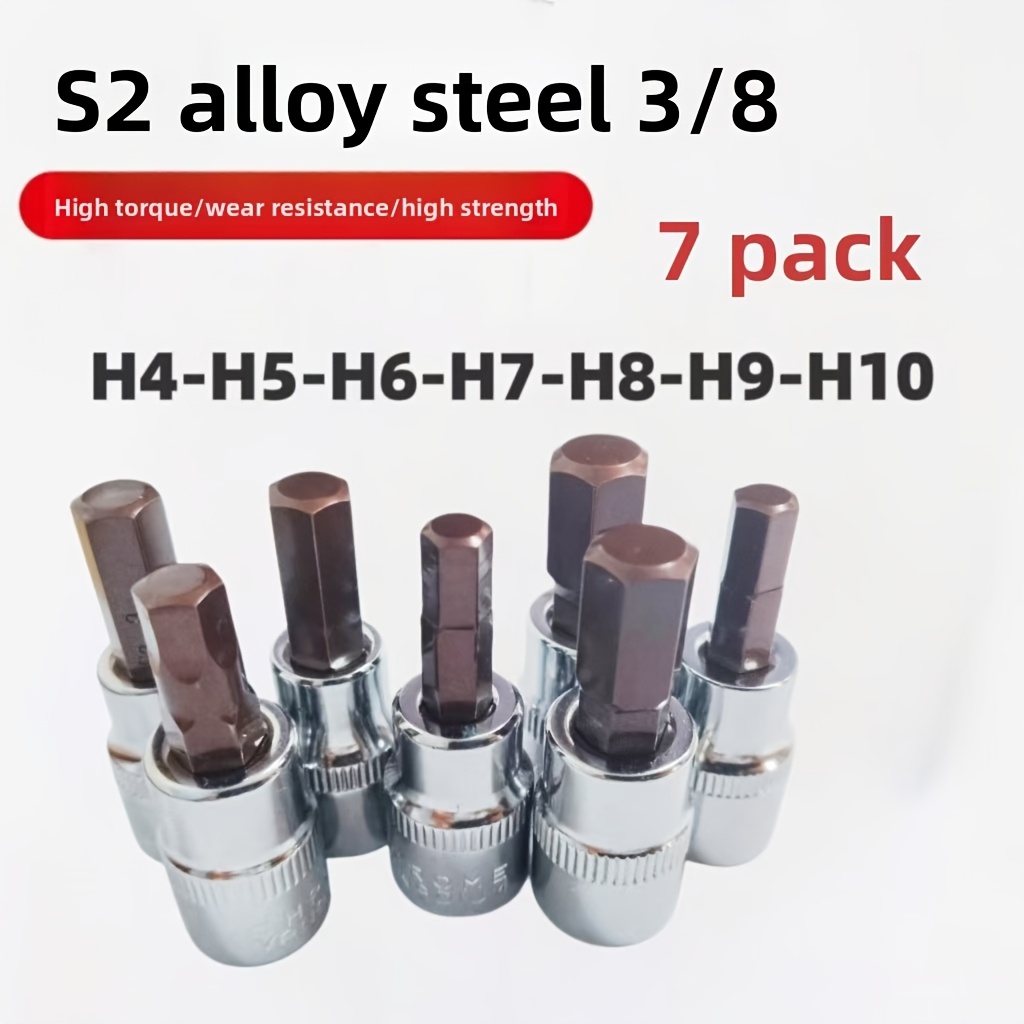 TEMU 7pcs 3/8
