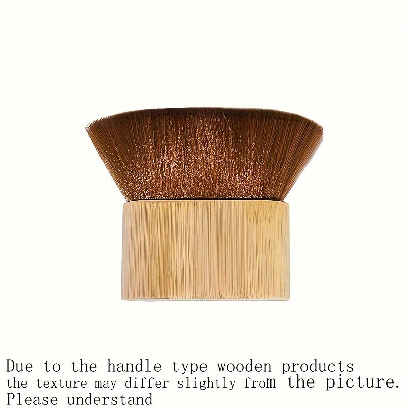Image of Minimalist Wooden Handle Nail Dust Brush With Soft Bristles - Gentle & Nail Cleaning Tool For Manicure, Polish Removal, And Nail Care - For Home & Salon Use, Quality