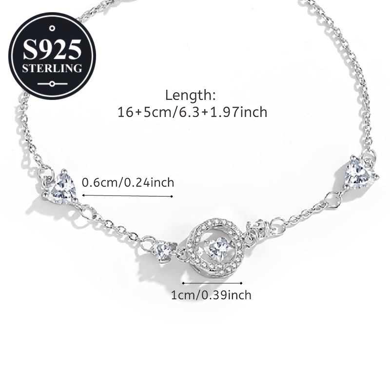 Hypoallergenic Smart Heart Bracelet Lightweight