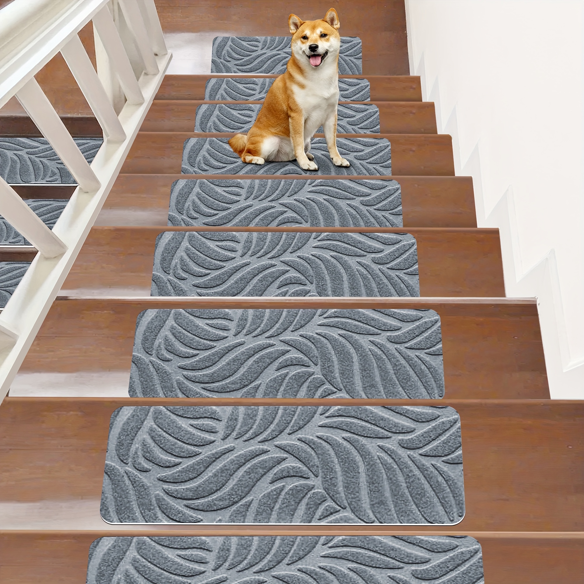 7 15pcs non slip stair treads safe durable indoor mat mats stair treads mat anti slip mat runners with   easy to cleanstair mat