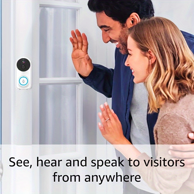 MAMONCARE 2K HD Video Doorbell Camera - Wireless WiFi, Two-Way Audio, Smart PIR Motion Detection, Real-Time Viewing for iOS & for Android, Alexa Compatible details 3