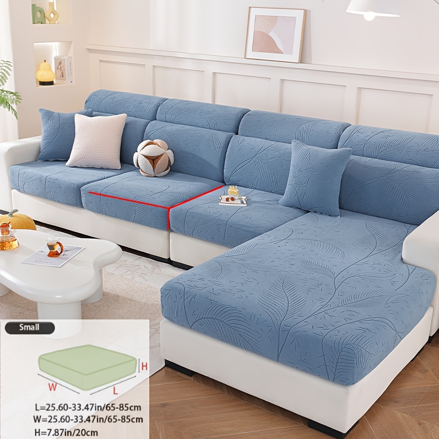 TEMU 1pc Sofa Cover, Made Of Stretch Fabric With Elastic . Pet-friendly, Machine And Hand Washable. , It Protects Sofas And Serves As Home Decor,