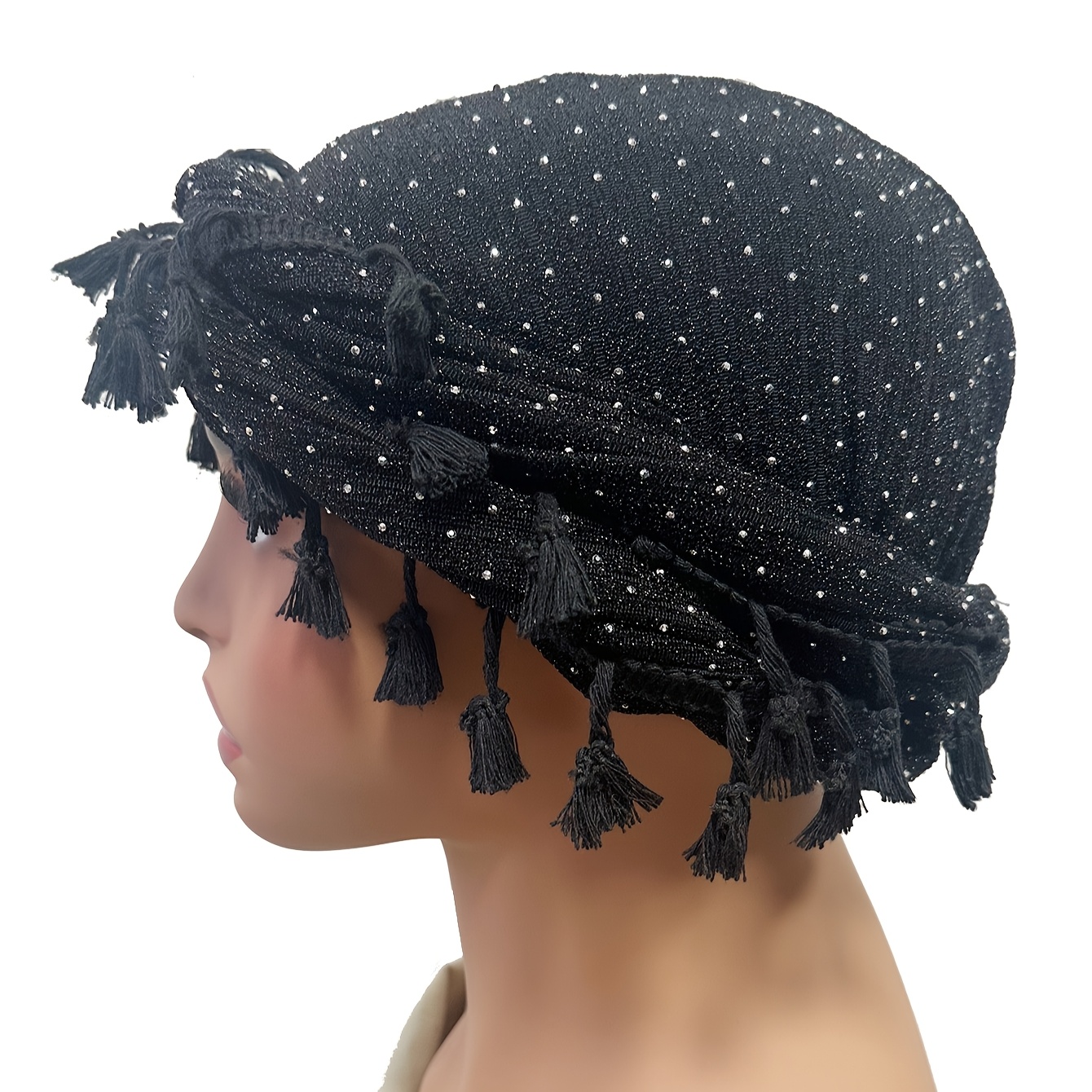 retro tassel headband beanie twist headscarf pirate cap hair