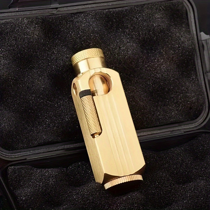 

Brass Retro High-end Lighter Kerosene Lighter Old-fashioned Nostalgic Lighter Men's Valentine's Day Gift (no Kerosene)