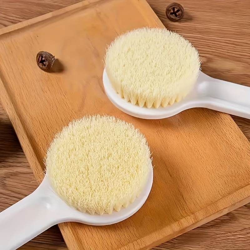 1pc long handle bath brush with   soft bristles back scrubber for women non   shower bathtub brush ideal for   reach areas back   legs bathroom essentials for adults Product details 2