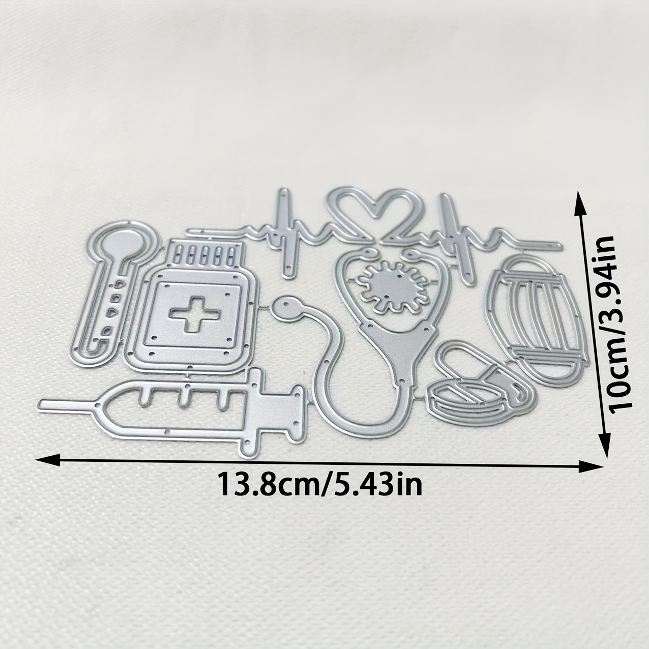 TEMU 1pc Supplies Metal Die Cut, Diy Scrapbooking Embossing Stencil, Handmade Greeting Card Making Metal Cutting Dies, Gift Card Making Tools
