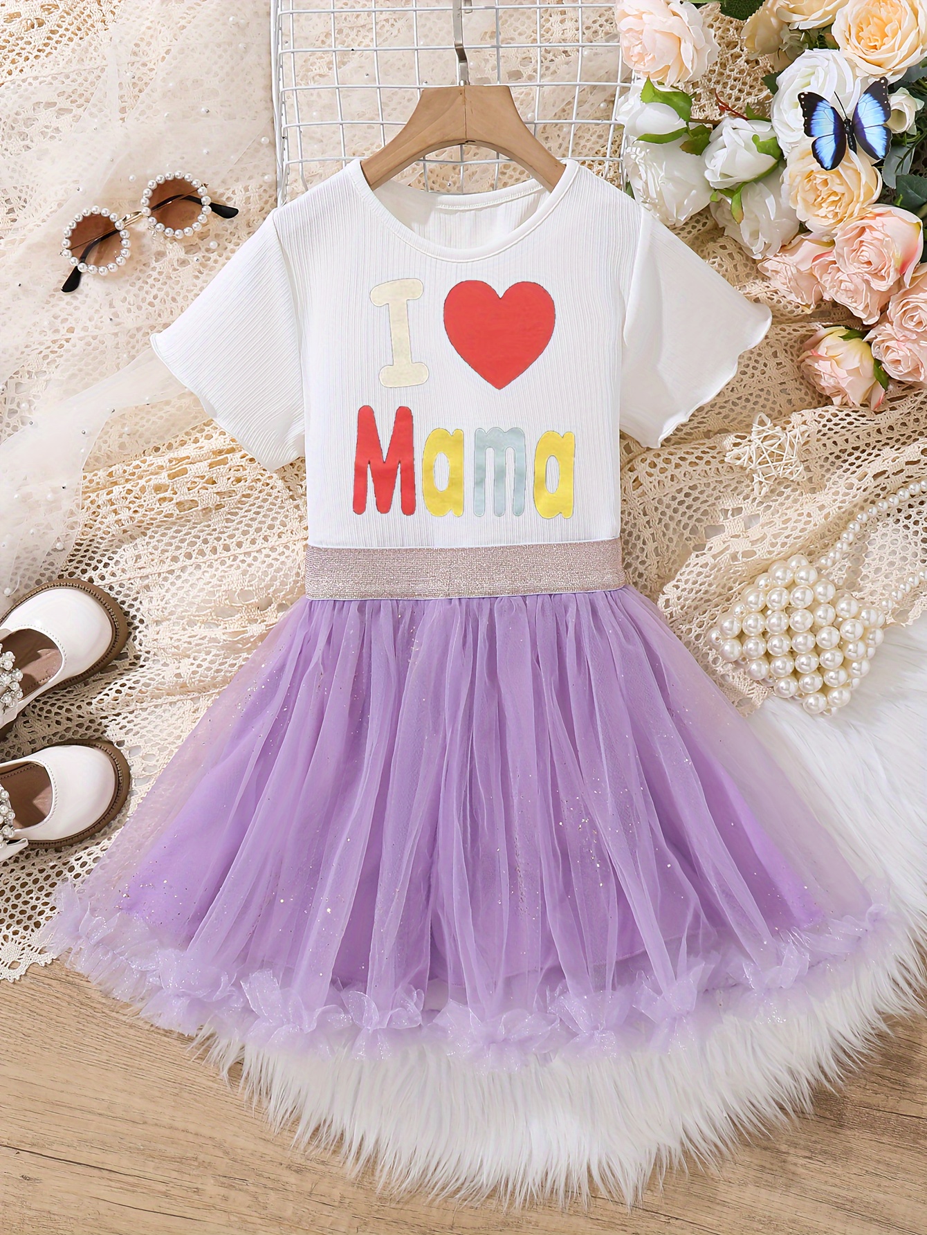 Girl tutu skirt 2-piece outfit set best sale