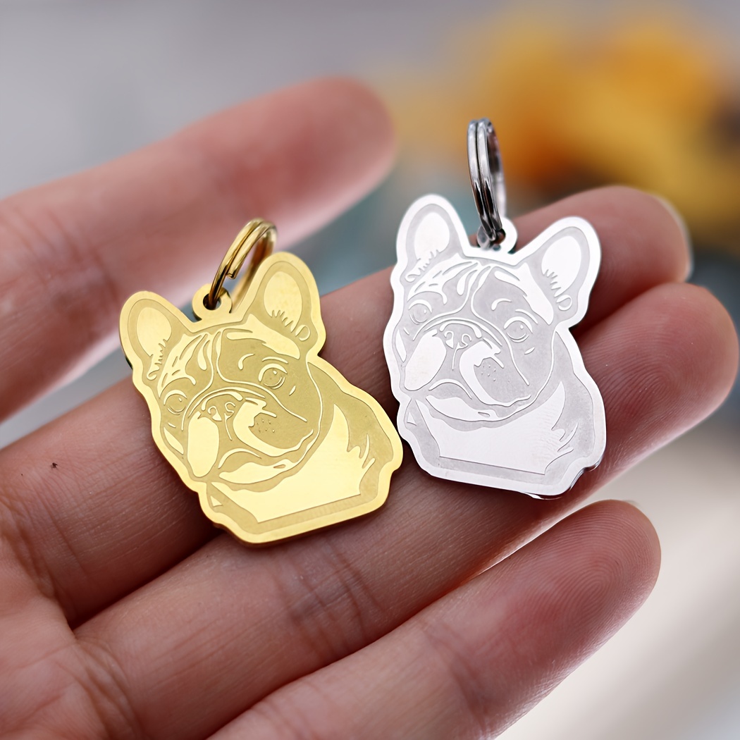 French bulldog id shops tag