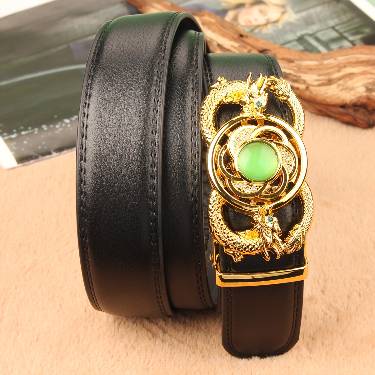 Double Loop Dragon 110 Long Automatic Bucket Strap Extended Men's Strap