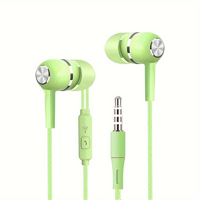 High quality semi-in-ear wired headphones with microphone - Perfect for mobile phones, computers, games, karaoke, wire control with microphone in-ear, high sound quality, 3.5mm interface universal, unisex, Gifts for boyfriends and girlfriends, high-end gifts, cool games for and gifts, HD calls, HIFI heavy bass, sports running jump rope, high appearance level, Headset with Mic, Noise Cancelling Headphones with Microphone for Work, Headphones with Microphone Noise Cancelling,
