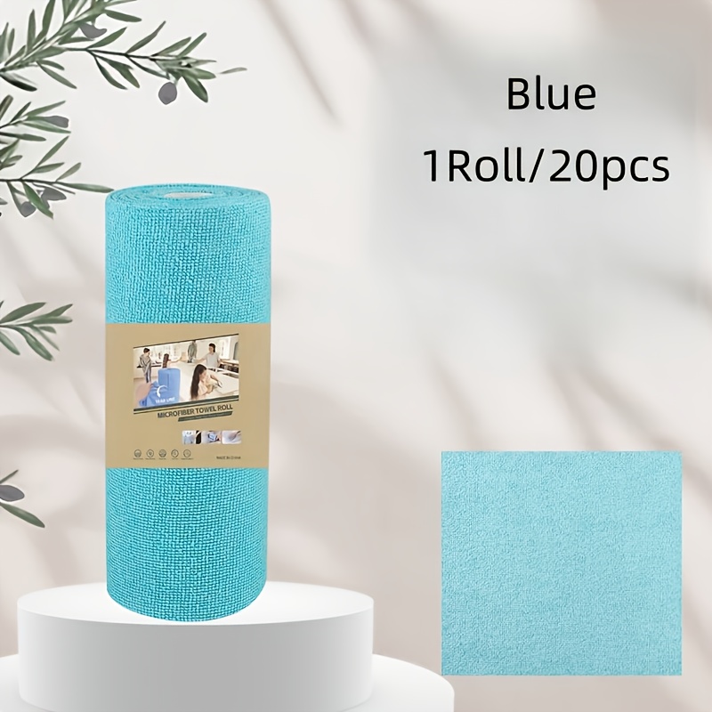 Image of 1 Roll Of 4m Reusable Cleaning Wipes, Household Kitchen Towel Roll, Dish Cloth, Alternative, Suitable For Living Room, Bedroom, And Kitchen Cleaning Supplies