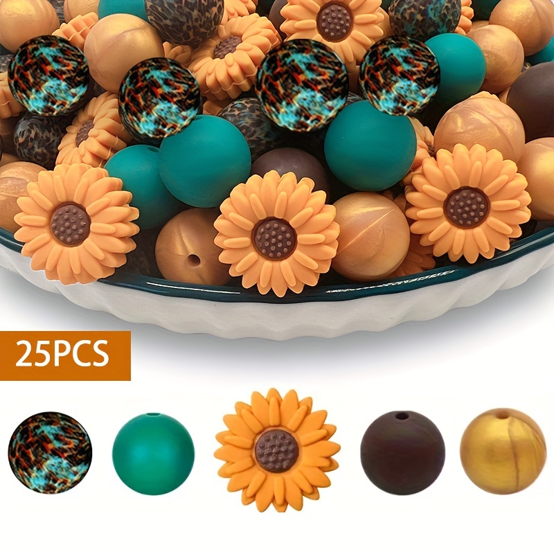 TEMU 25pcs Set, 15mm, For Diy Necklaces, Bracelets, Keychains, Christmas , Art & Sewing Supplies, Jewelry Making