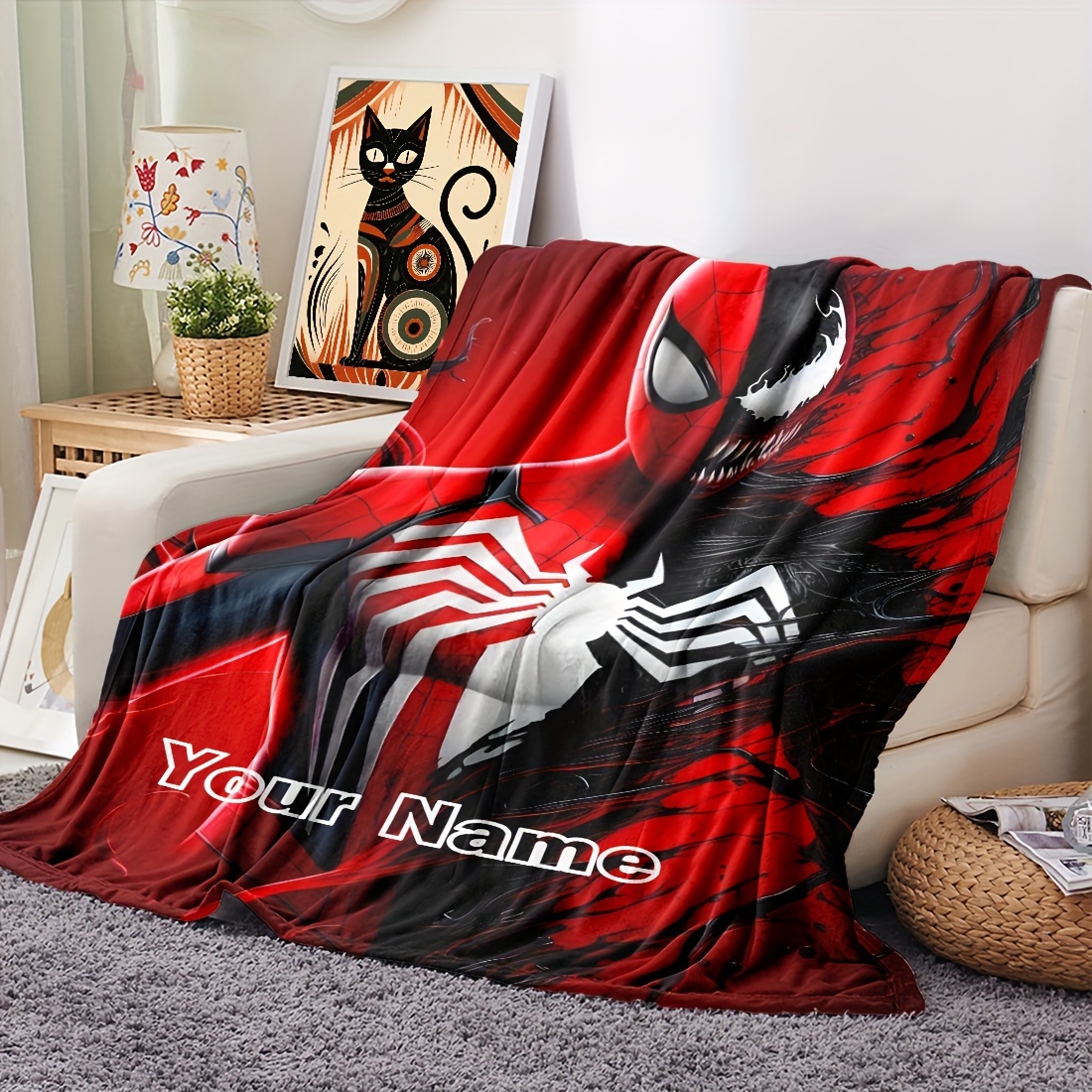 

Customizable / Blanket - Personalized - , -, - -use For Sofa, Bed, , , Camping - All- - - - - Polyester - Knitted - 200-250g