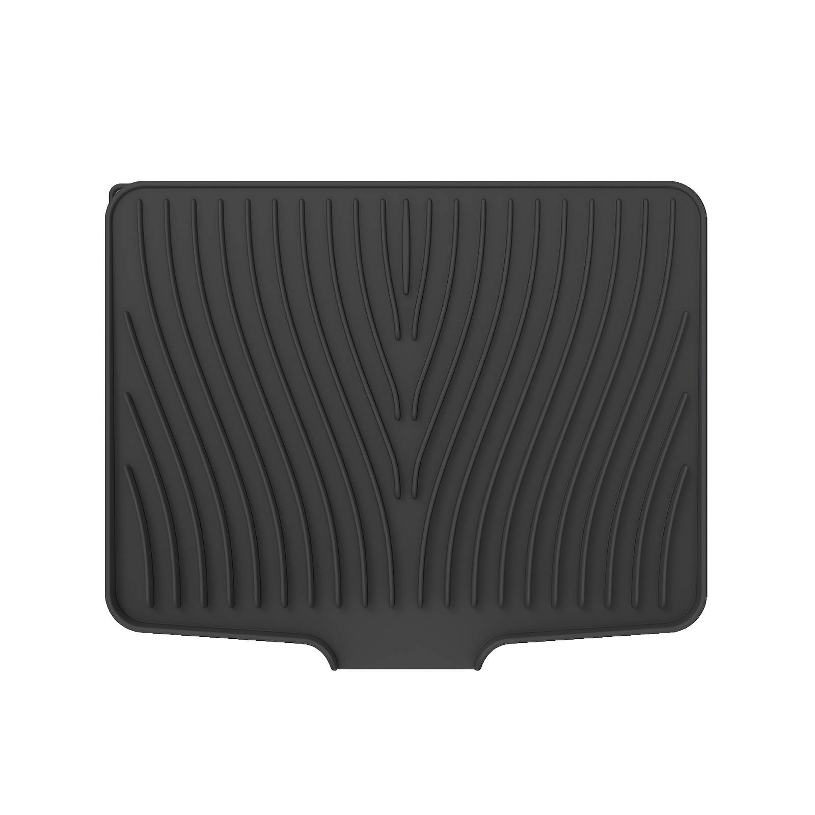 Non-slip Silicone Kitchen Drain Mat With Built-in Water , Heat Resistant And Easy To Clean - Suitable For Countertops, Sinks, Refrigerators
