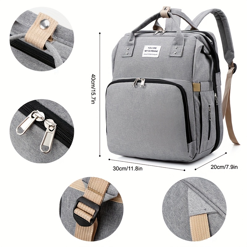 Baby diaper backpack product view